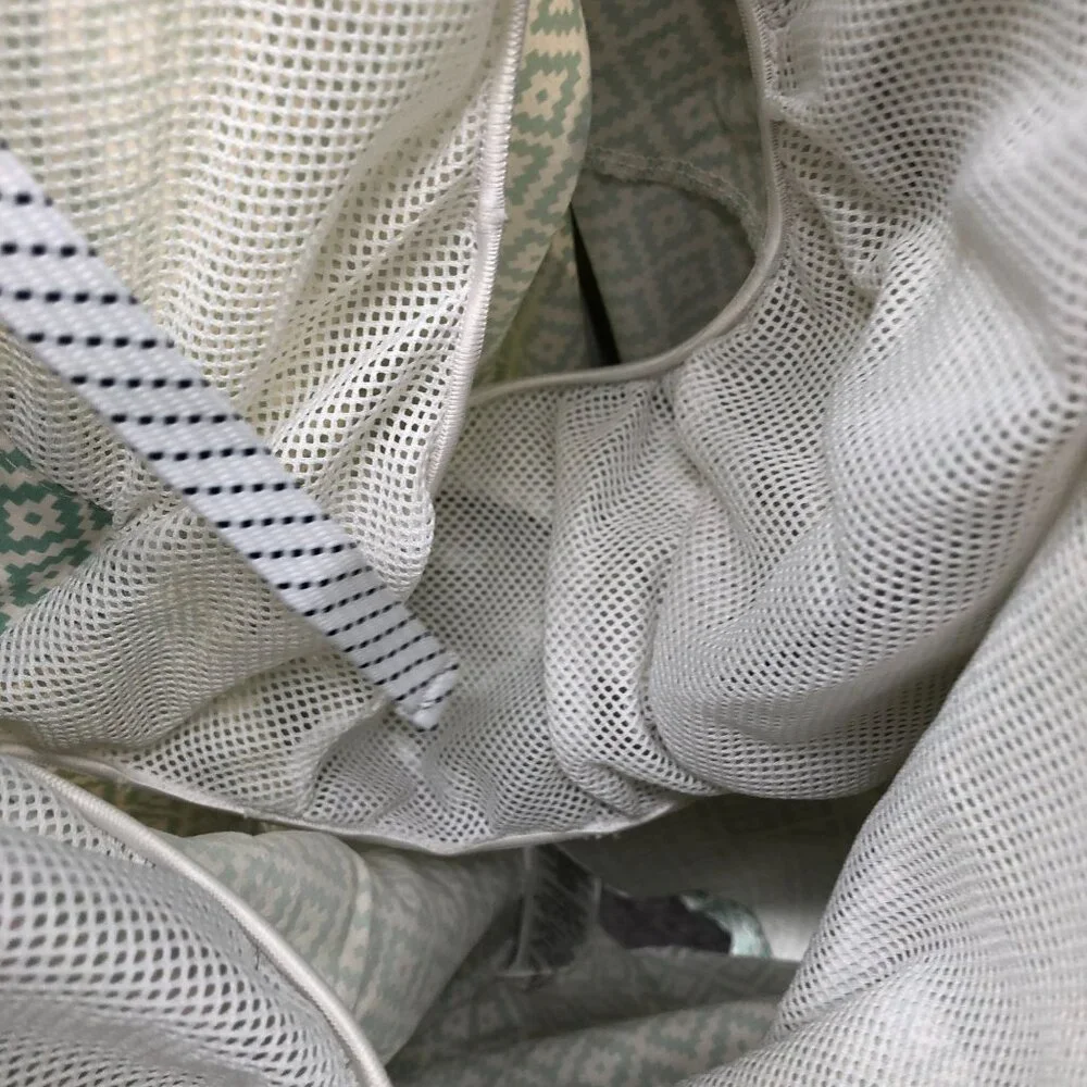 J. Crew Swim Trunks‎ Shorts Mens 32 Sage Green Printed Mesh Lined 7'' Zip Pocket